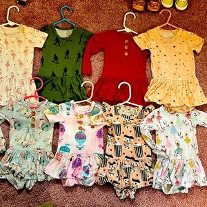 Posh Peanut Twirl LOT size 0-3 and 3-6 month.